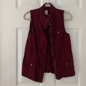 Francesca’s Red Vest